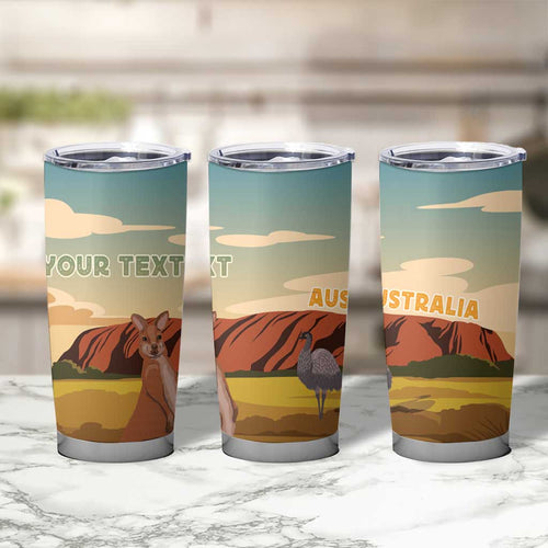 Australia Personalized Tumbler Cup Uluru Scenery