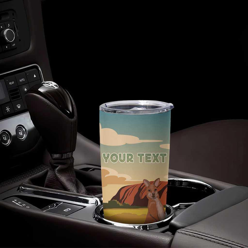 Australia Personalized Tumbler Cup Uluru Scenery