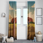 Australia Personalized Window Curtain Uluru Scenery