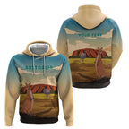 Australia Personalized Zip Hoodie Uluru Scenery