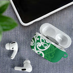 Pounamu Green Maori AirPods Case Koru Kowhaiwhai - Aussie Hoodie