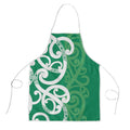 Pounamu Green Maori Apron Koru Kowhaiwhai - Aussie Hoodie