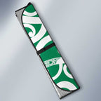 Pounamu Green Maori Auto Sun Shade Koru Kowhaiwhai - Aussie Hoodie