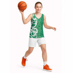 Pounamu Green Maori Basketball Jersey Koru Kowhaiwhai - Aussie Hoodie