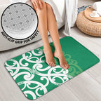 Pounamu Green Maori Bathroom Set Koru Kowhaiwhai - Aussie Hoodie
