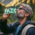Pounamu Green Maori 4 in 1 Can Cooler Tumbler Koru Kowhaiwhai - Aussie Hoodie