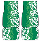 Pounamu Green Maori Car Mats Koru Kowhaiwhai - Aussie Hoodie
