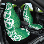 Pounamu Green Maori Car Seat Cover Koru Kowhaiwhai - Aussie Hoodie
