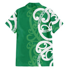 Pounamu Green Maori Family Matching Mermaid Dress and Hawaiian Shirt Koru Kowhaiwhai - Aussie Hoodie