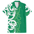 Pounamu Green Maori Hawaiian Shirt Koru Kowhaiwhai - Aussie Hoodie