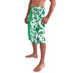Pounamu Green Maori Lavalava Koru Kowhaiwhai - Aussie Hoodie
