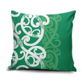 Pounamu Green Maori Pillow Cover Koru Kowhaiwhai - Aussie Hoodie
