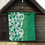 Pounamu Green Maori Quilt Koru Kowhaiwhai - Aussie Hoodie