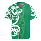 Pounamu Green Maori Rugby Jersey Koru Kowhaiwhai - Aussie Hoodie