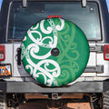 Pounamu Green Maori Spare Tire Cover Koru Kowhaiwhai - Aussie Hoodie