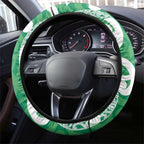 Pounamu Green Maori Steering Wheel Cover Koru Kowhaiwhai - Aussie Hoodie