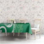 Pounamu Green Maori Tablecloth Koru Kowhaiwhai - Aussie Hoodie