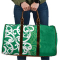 Pounamu Green Maori Travel Bag Koru Kowhaiwhai - Aussie Hoodie