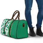 Pounamu Green Maori Travel Bag Koru Kowhaiwhai - Aussie Hoodie