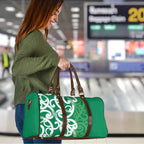 Pounamu Green Maori Travel Bag Koru Kowhaiwhai - Aussie Hoodie