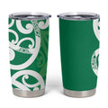 Pounamu Green Maori Tumbler Cup Koru Kowhaiwhai - Aussie Hoodie