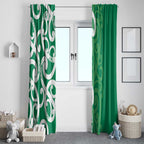 Pounamu Green Maori Window Curtain Koru Kowhaiwhai - Aussie Hoodie