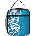 Azure Blue Maori Lunch Bag Koru Kowhaiwhai