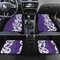 Violet Green Maori Car Mats Koru Kowhaiwhai - Aussie Hoodie