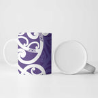 Violet Green Maori Ceramic Mug Koru Kowhaiwhai - Aussie Hoodie