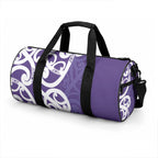 Violet Green Maori Duffle Bag Koru Kowhaiwhai