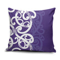 Violet Green Maori Pillow Cover Koru Kowhaiwhai - Aussie Hoodie