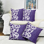 Violet Green Maori Pillow Cover Koru Kowhaiwhai - Aussie Hoodie