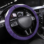 Violet Green Maori Steering Wheel Cover Koru Kowhaiwhai - Aussie Hoodie