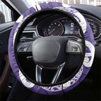 Violet Green Maori Steering Wheel Cover Koru Kowhaiwhai - Aussie Hoodie