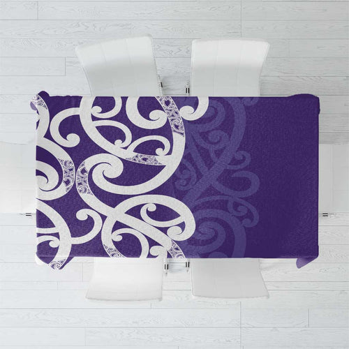 Violet Green Maori Tablecloth Koru Kowhaiwhai - Aussie Hoodie
