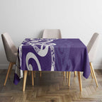 Violet Green Maori Tablecloth Koru Kowhaiwhai - Aussie Hoodie