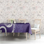 Violet Green Maori Tablecloth Koru Kowhaiwhai - Aussie Hoodie