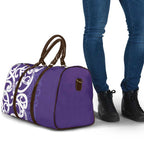 Violet Green Maori Travel Bag Koru Kowhaiwhai - Aussie Hoodie