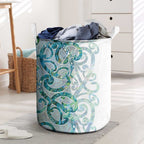 Paua Shell Maori Laundry Basket Koru Kowhaiwhai - Aussie Hoodie
