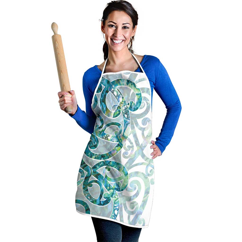 Paua Shell Maori Apron Koru Kowhaiwhai - Aussie Hoodie