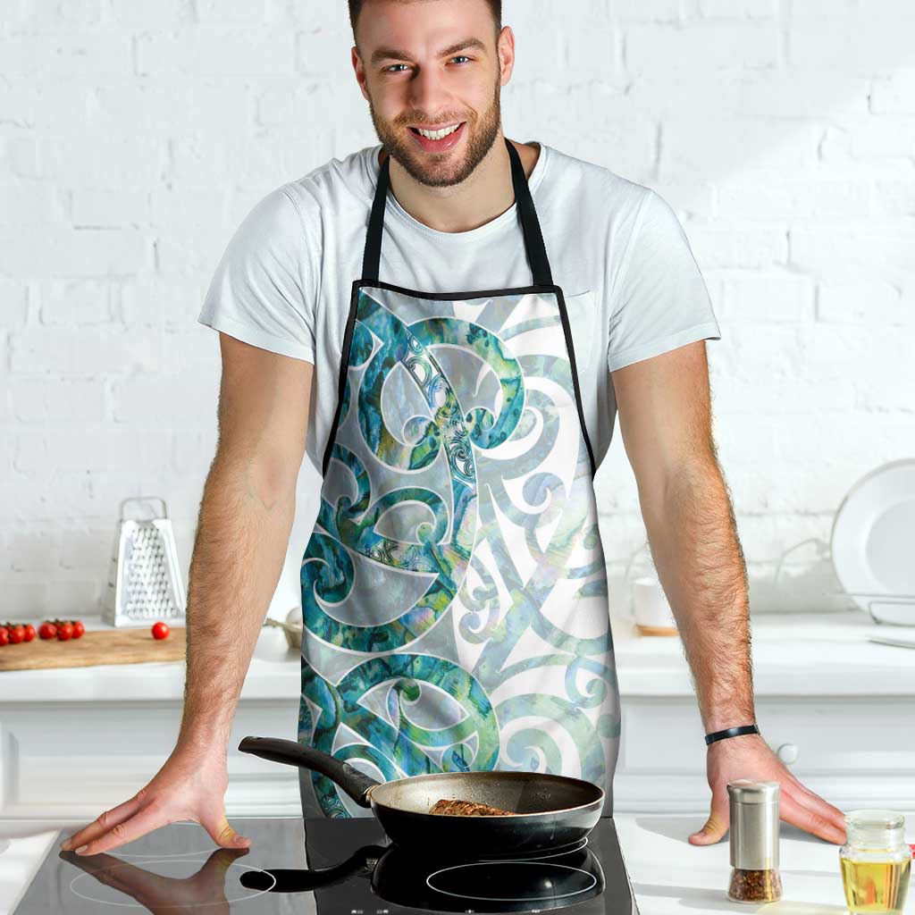 Paua Shell Maori Apron Koru Kowhaiwhai - Aussie Hoodie
