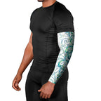 Paua Shell Maori Arm Sleeves Koru Kowhaiwhai - Aussie Hoodie