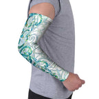 Paua Shell Maori Arm Sleeves Koru Kowhaiwhai - Aussie Hoodie