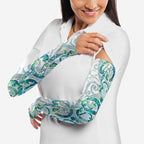 Paua Shell Maori Arm Sleeves Koru Kowhaiwhai - Aussie Hoodie