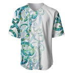 Paua Shell Maori Baseball Jersey Koru Kowhaiwhai - Aussie Hoodie