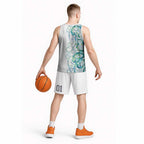 Paua Shell Maori Basketball Jersey Koru Kowhaiwhai - Aussie Hoodie