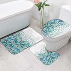 Paua Shell Maori Bathroom Set Koru Kowhaiwhai - Aussie Hoodie