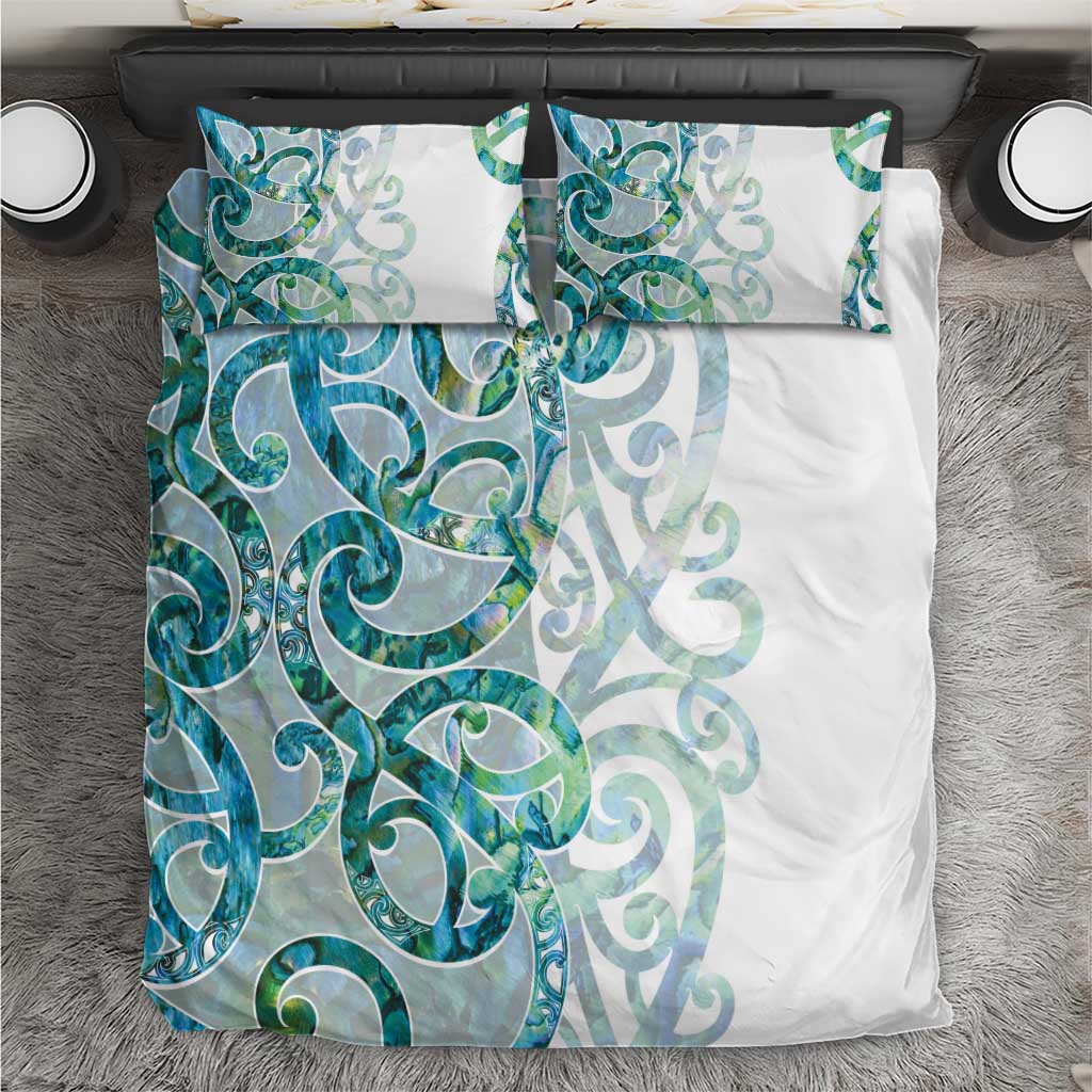 Paua Shell Maori Bedding Set Koru Kowhaiwhai - Aussie Hoodie
