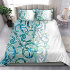 Paua Shell Maori Bedding Set Koru Kowhaiwhai - Aussie Hoodie
