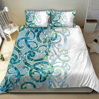 Paua Shell Maori Bedding Set Koru Kowhaiwhai - Aussie Hoodie